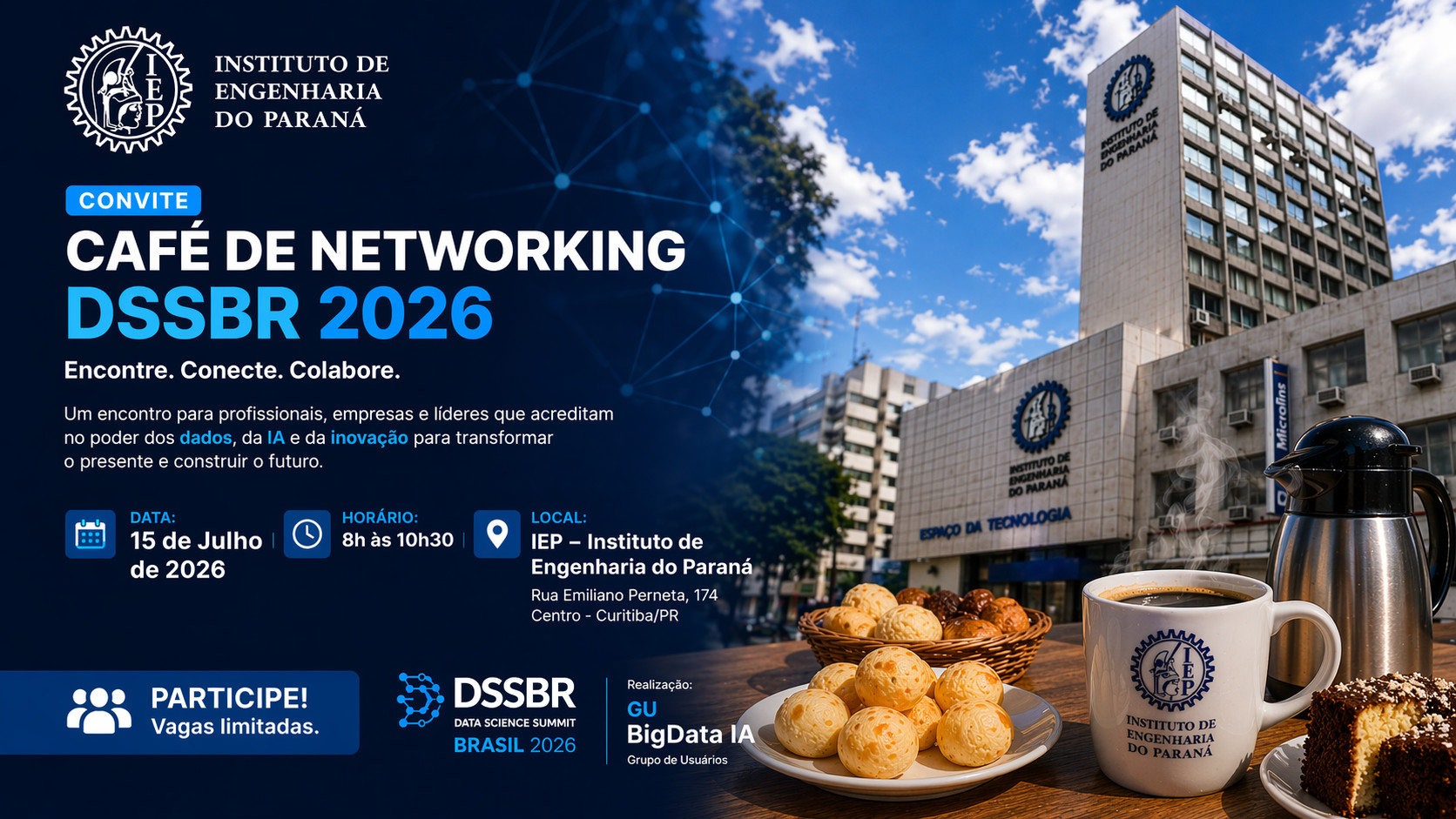 Café da Manhã do DSSBR de Networking no IEP