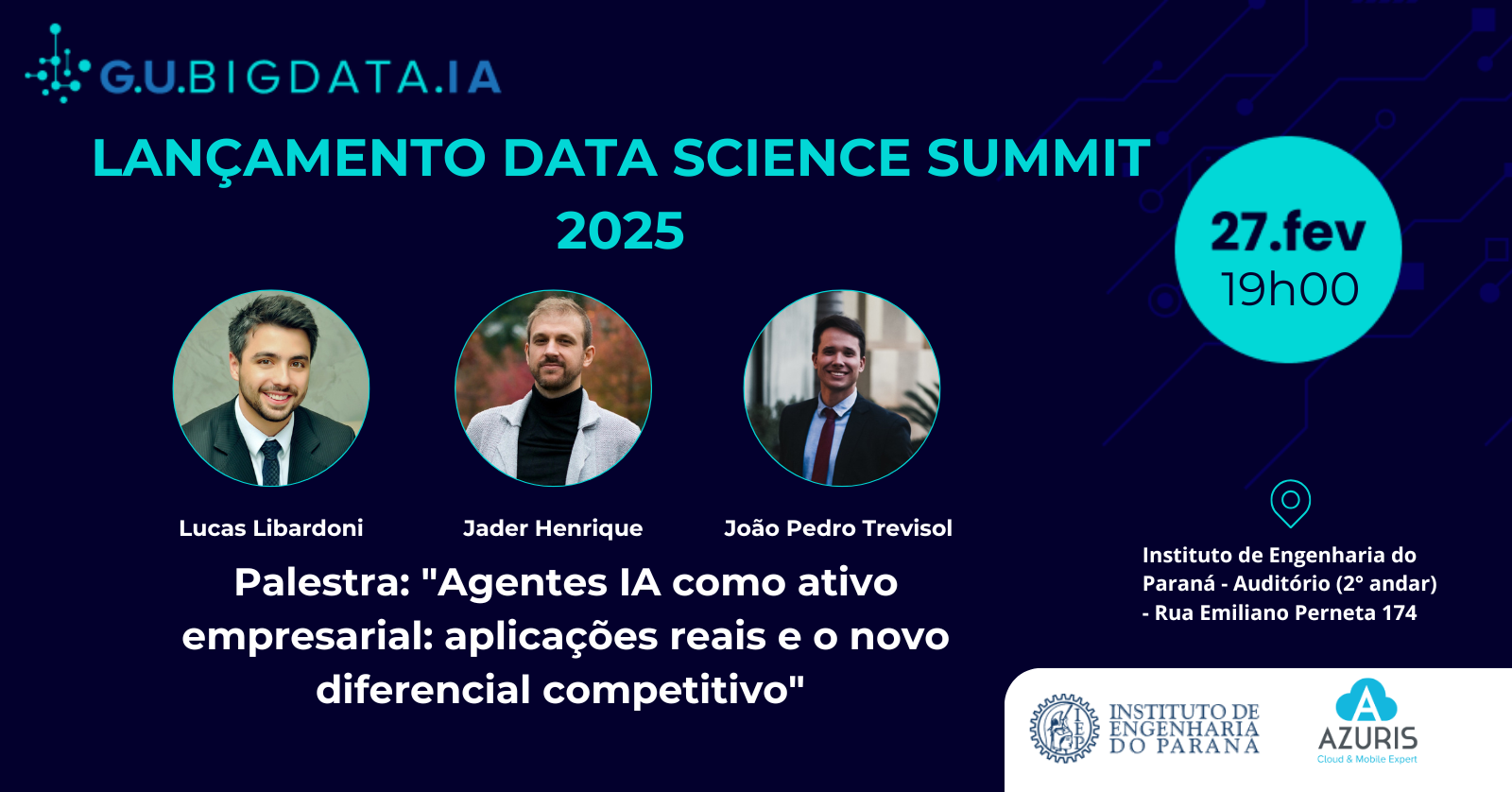 Encontro Presencial GU Bigdata – Lançamento DSS 2025