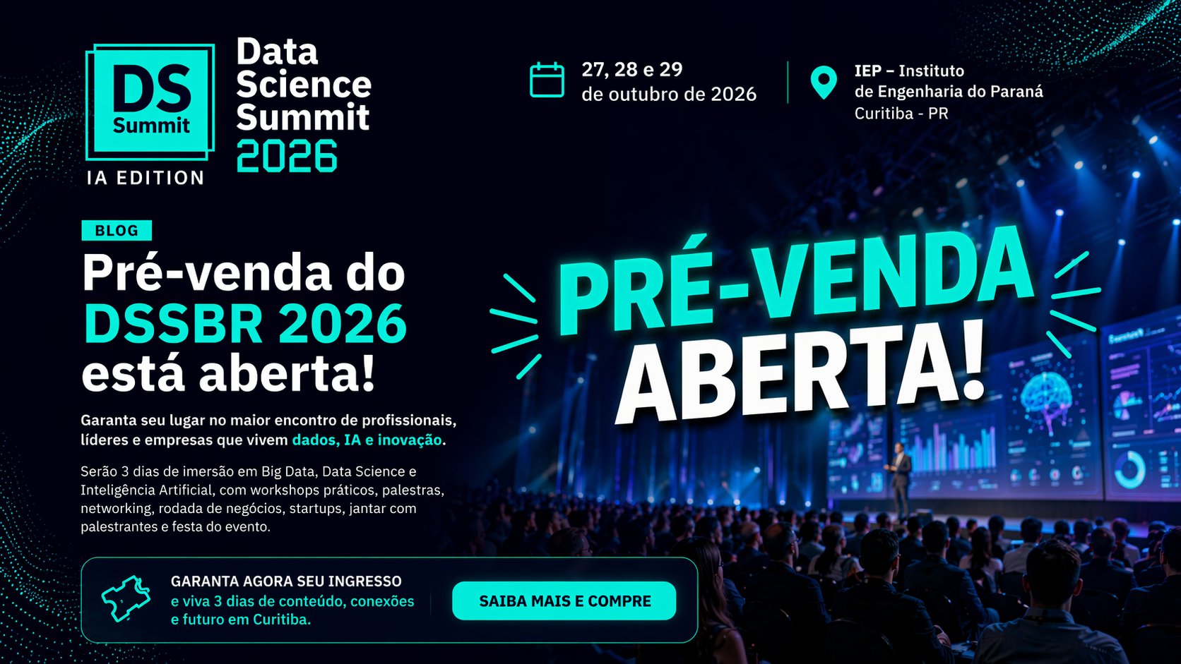 Pré-venda do DSSBR 2026 está aberta com ingresso promocional